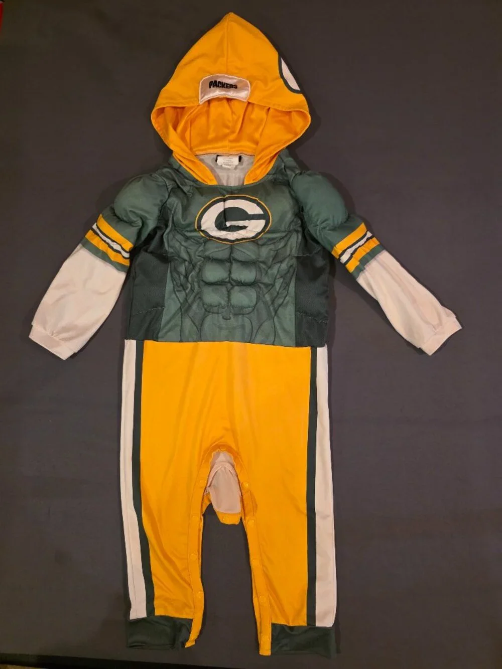 NFL Packers Boys 2T Football Player Costume